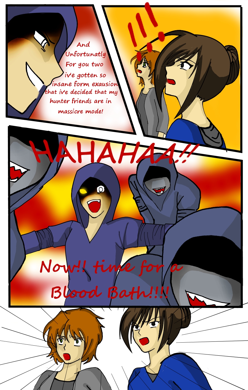Hunter Comic 12: Blood Bath! by LordessAnnara14