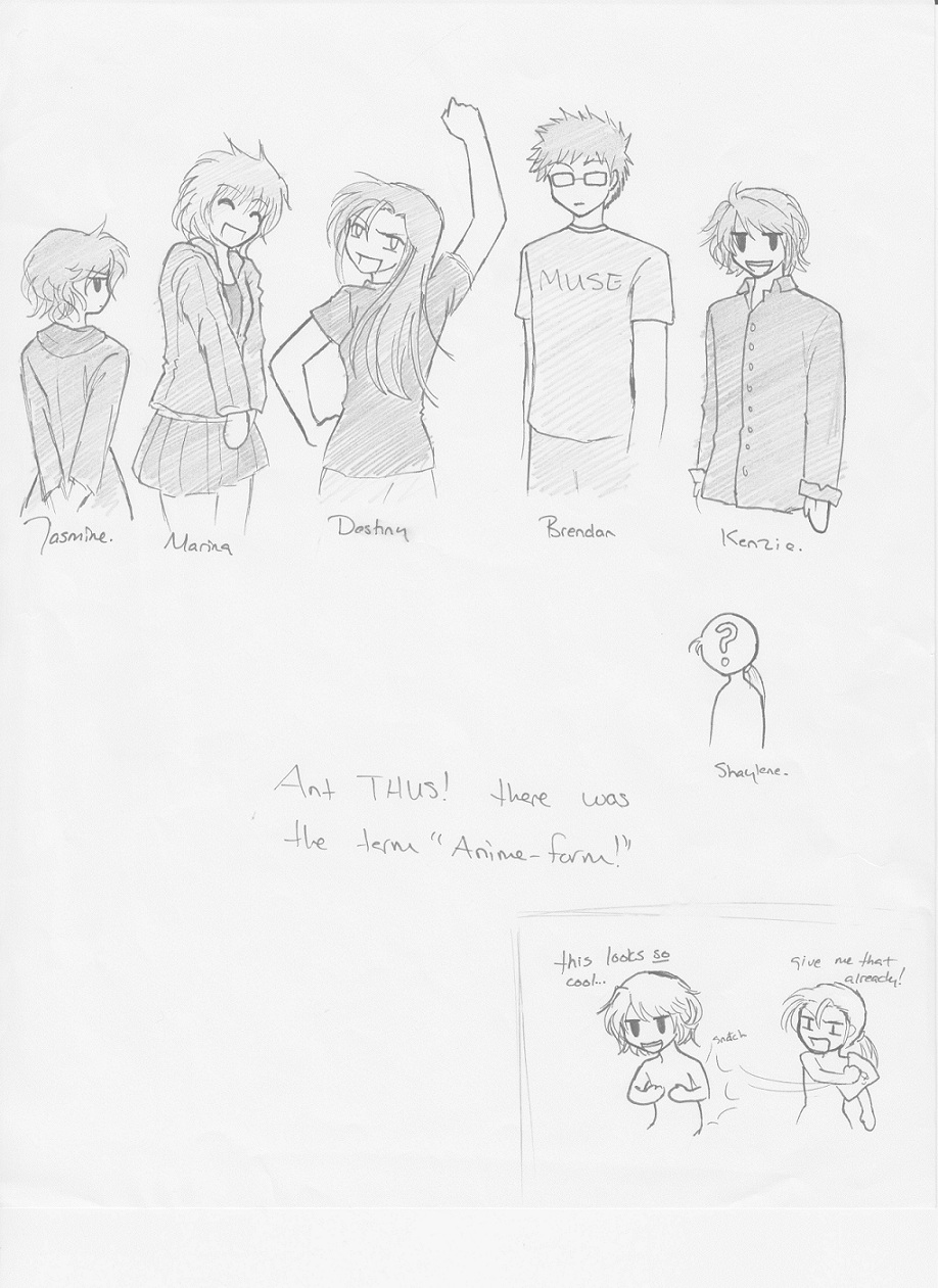My anime family by LordessAnnara14