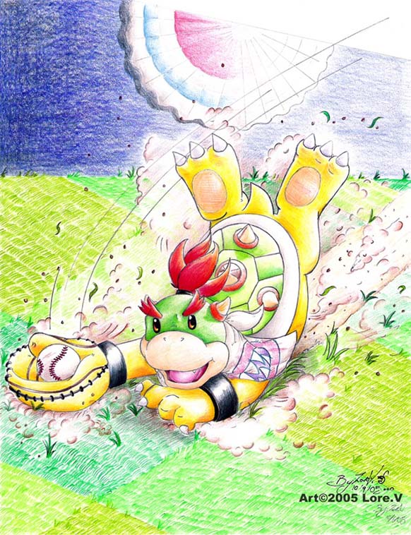 Out By Bowser Jr. by LoreV-of-the-Black-Hat