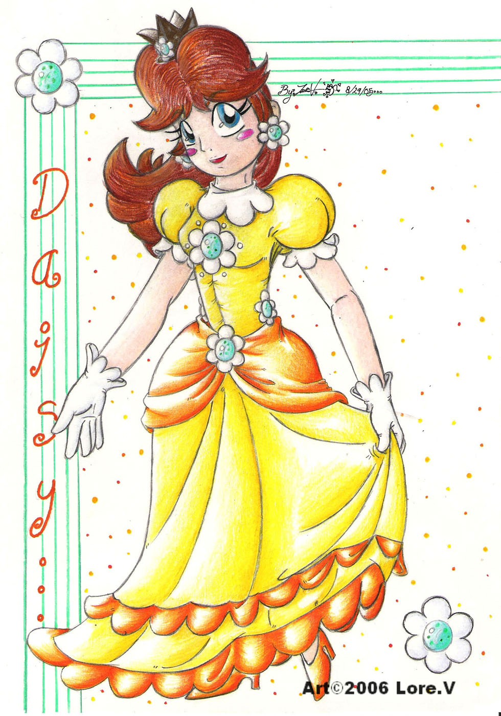 Prinses Daisy by LoreV-of-the-Black-Hat