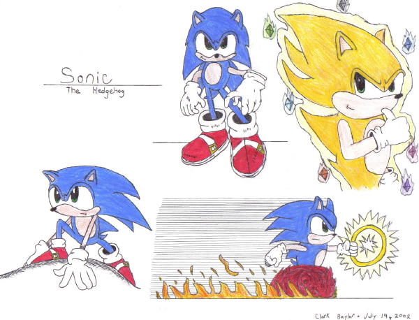 Sonic The Hedgehog by Lost_Darkness