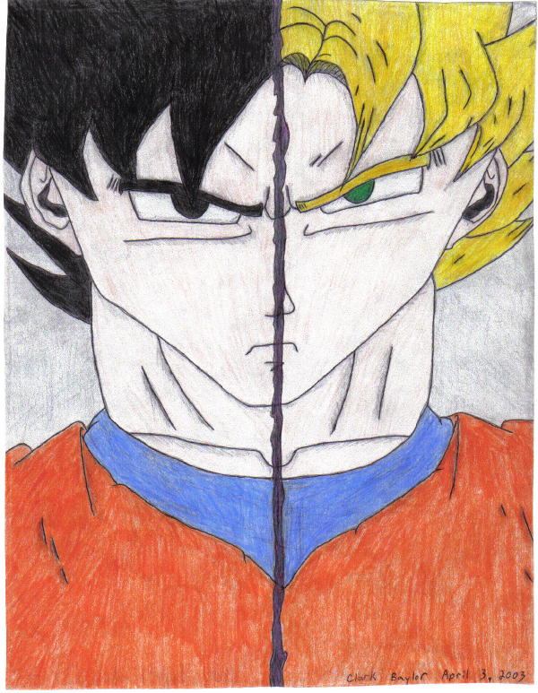 Goku/ SSJ Goku by Lost_Darkness