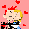 Me and Brad kissing by LoveRobot