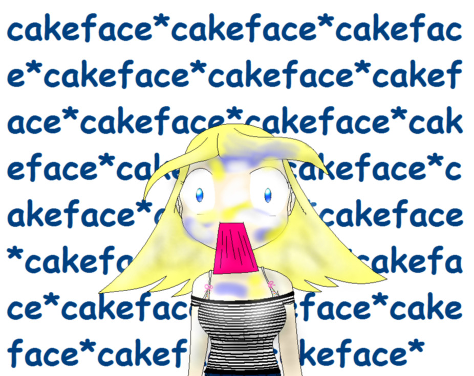CakeFace!!! by LoveWrathChan