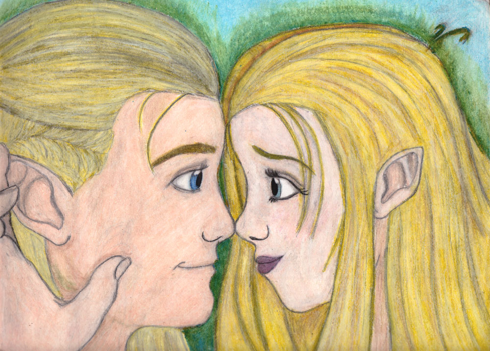 Legolas and Elri by LovesDarkness