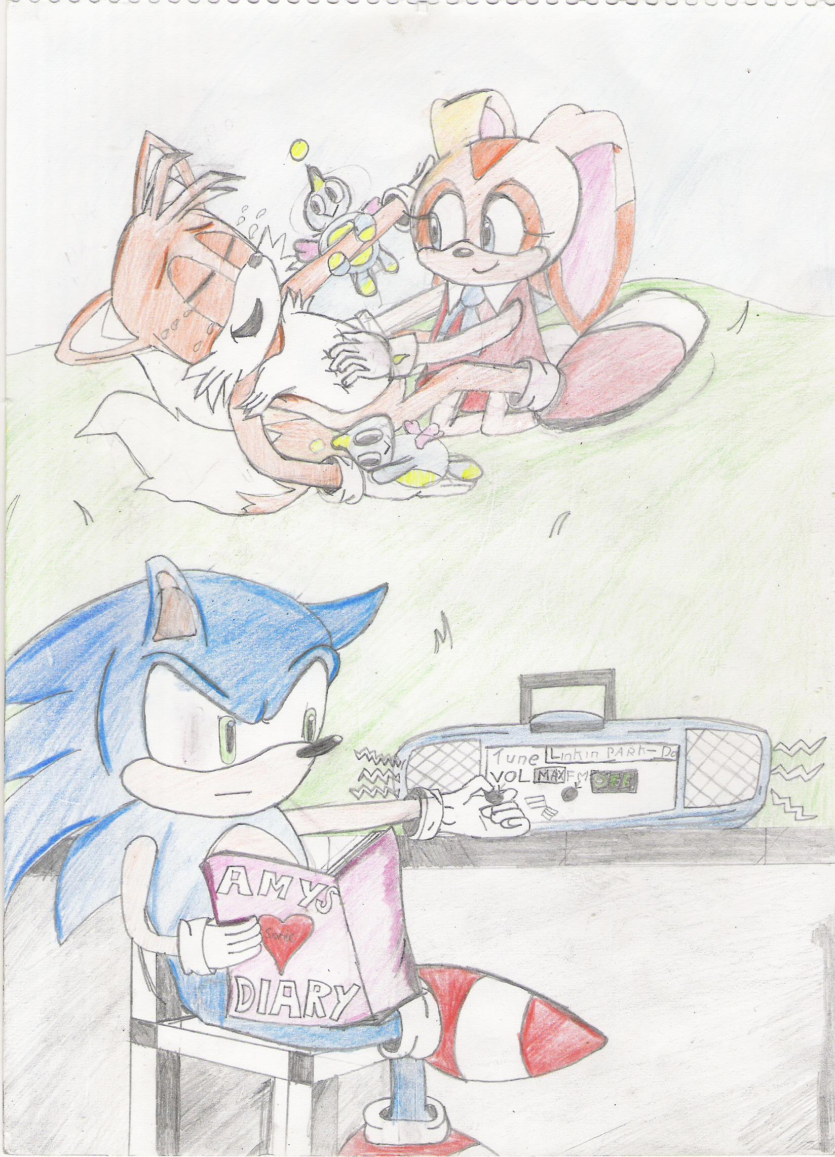 SONIC HELP! IT TICKLES!!!!!! by Luck1