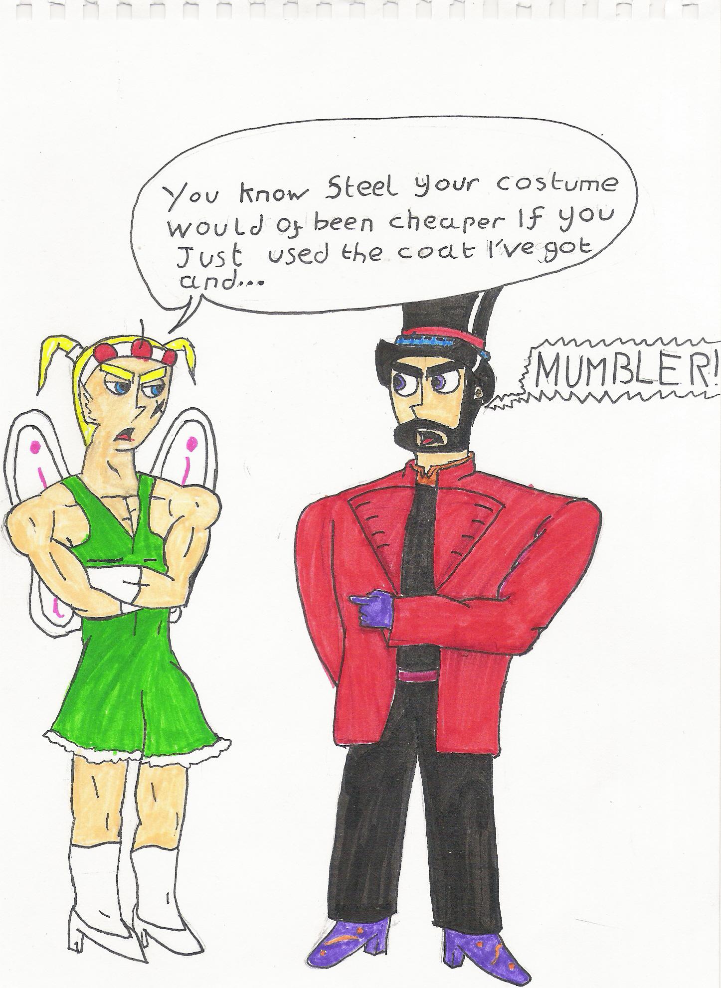 the DSP on halloween : MUMBLER by Luck1