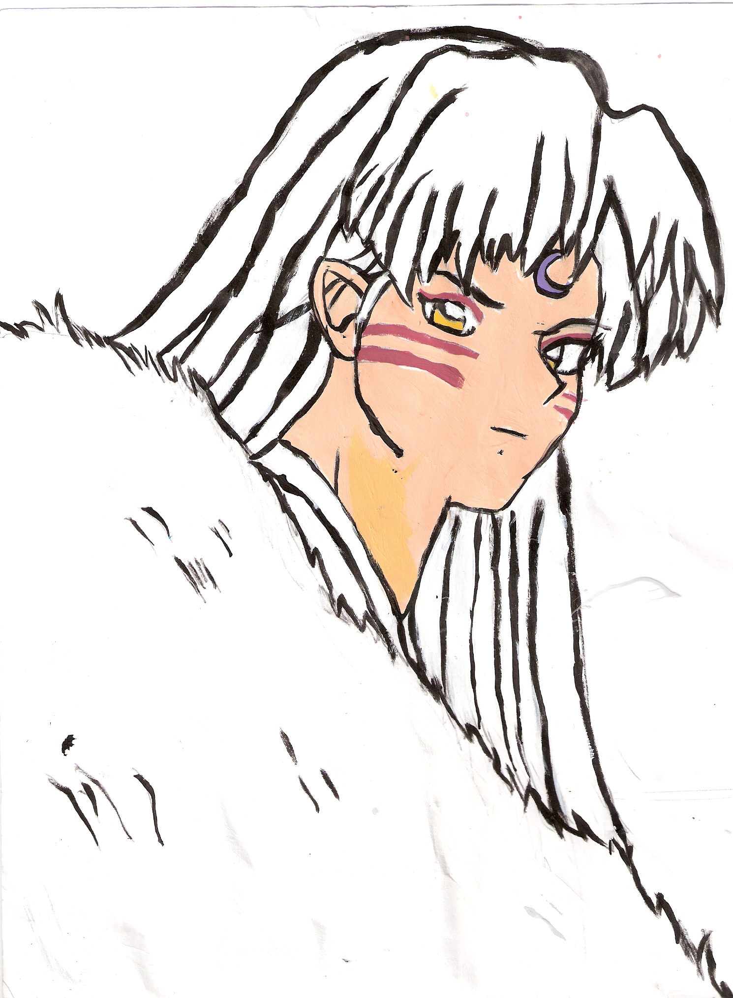My first picture of Sesshomaru by Luckycat