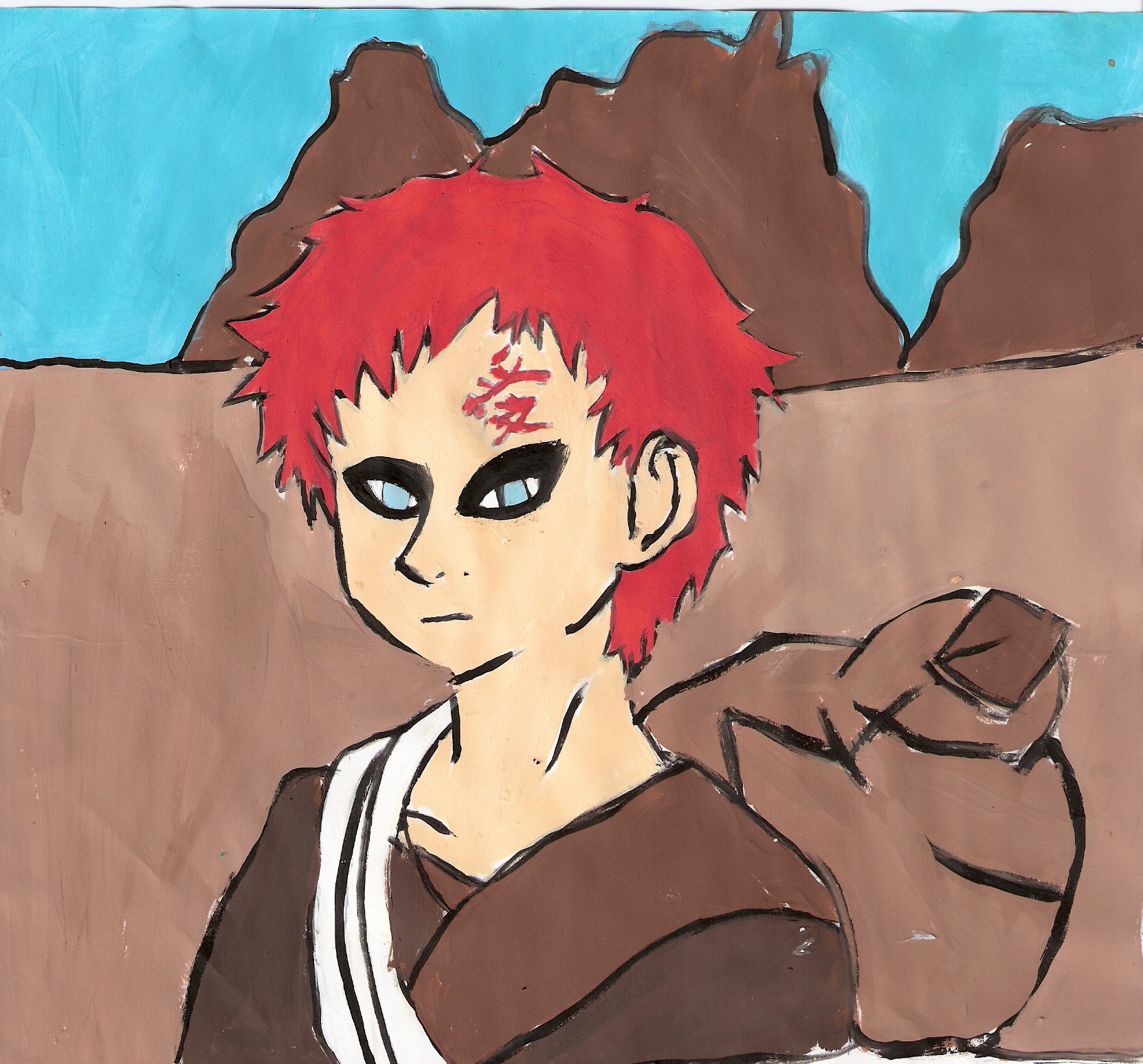 Gaara * gift for SonicDX1994* by Luckycat