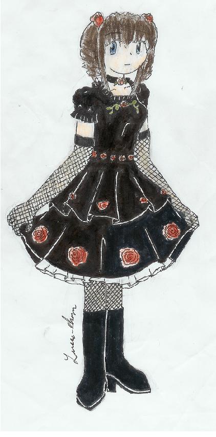 Shia in a Rose Dress by LucreChan