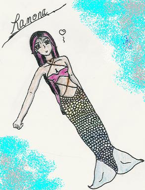 Ramona the Rainbow Mermaid by LunaSkies