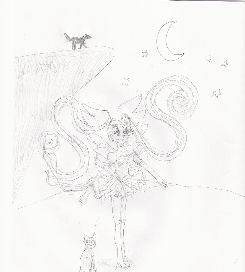Sailor Moon and the Stars by LunaWolf