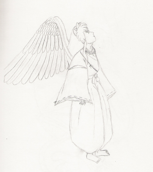 Angel Inuyasha by LunaWolf8907