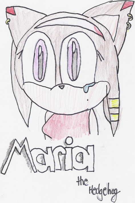 Crying Maria the Hedgehog by Luna_the_Hedgehog