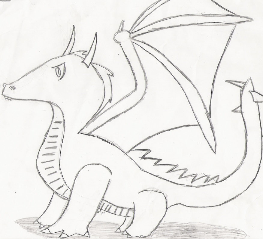 Chibi Smaug the Dragon by Luna_the_Hedgehog