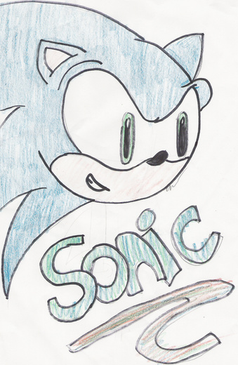 Sonic the Hedgehog by Luna_the_Hedgehog