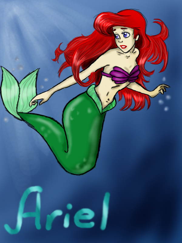 Ariel by LunaraMidnaughta