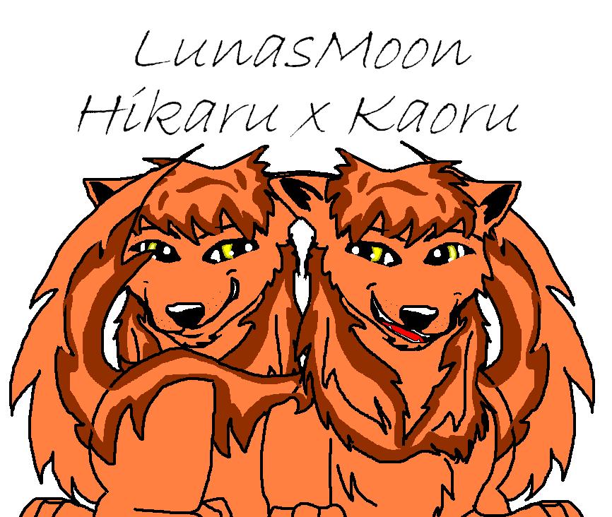 Hikaru x Kaoru Dogs by LunasMoon