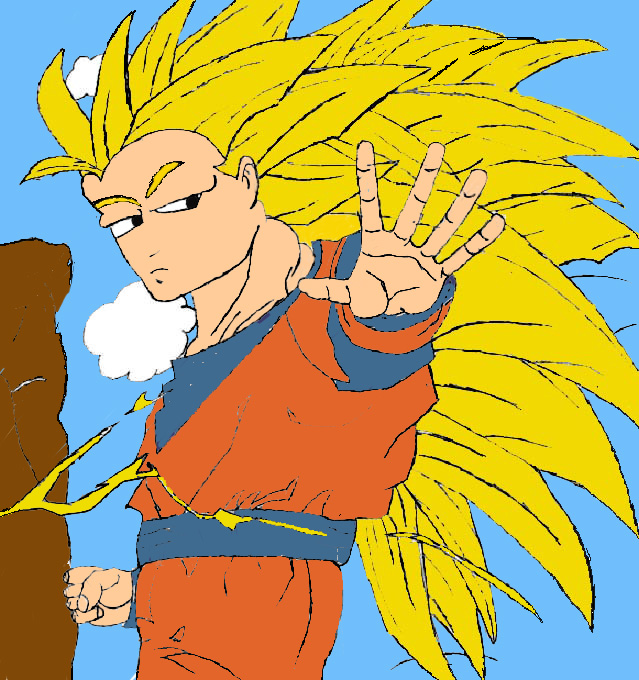 Goku Color by LunchBox