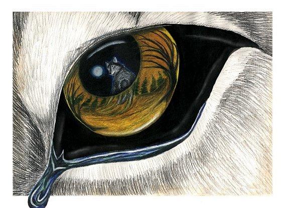 Wolf eye by Lupelastick