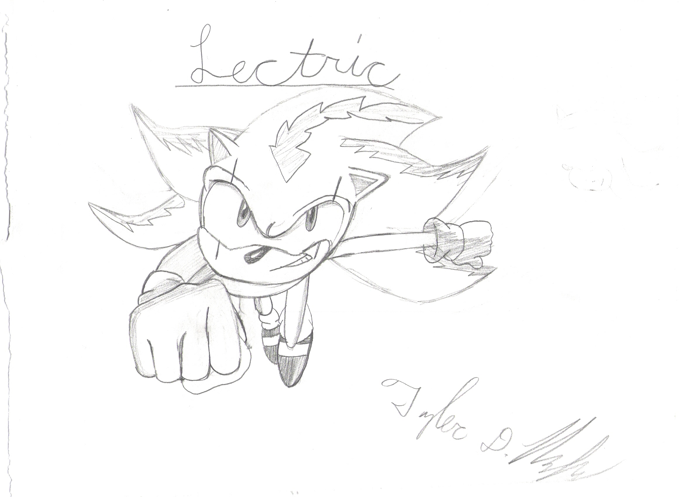 Lectric my old Sonic OC! by Lurking_Shadow_Creature