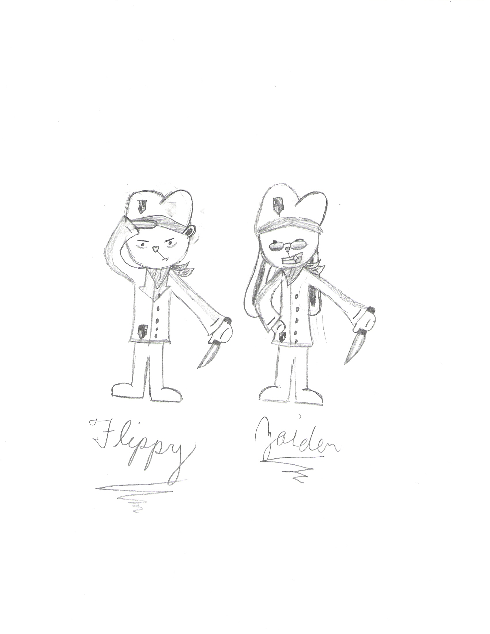 Flippy and Zaiden (KOOLGAMES style) by Lurking_Shadow_Creature