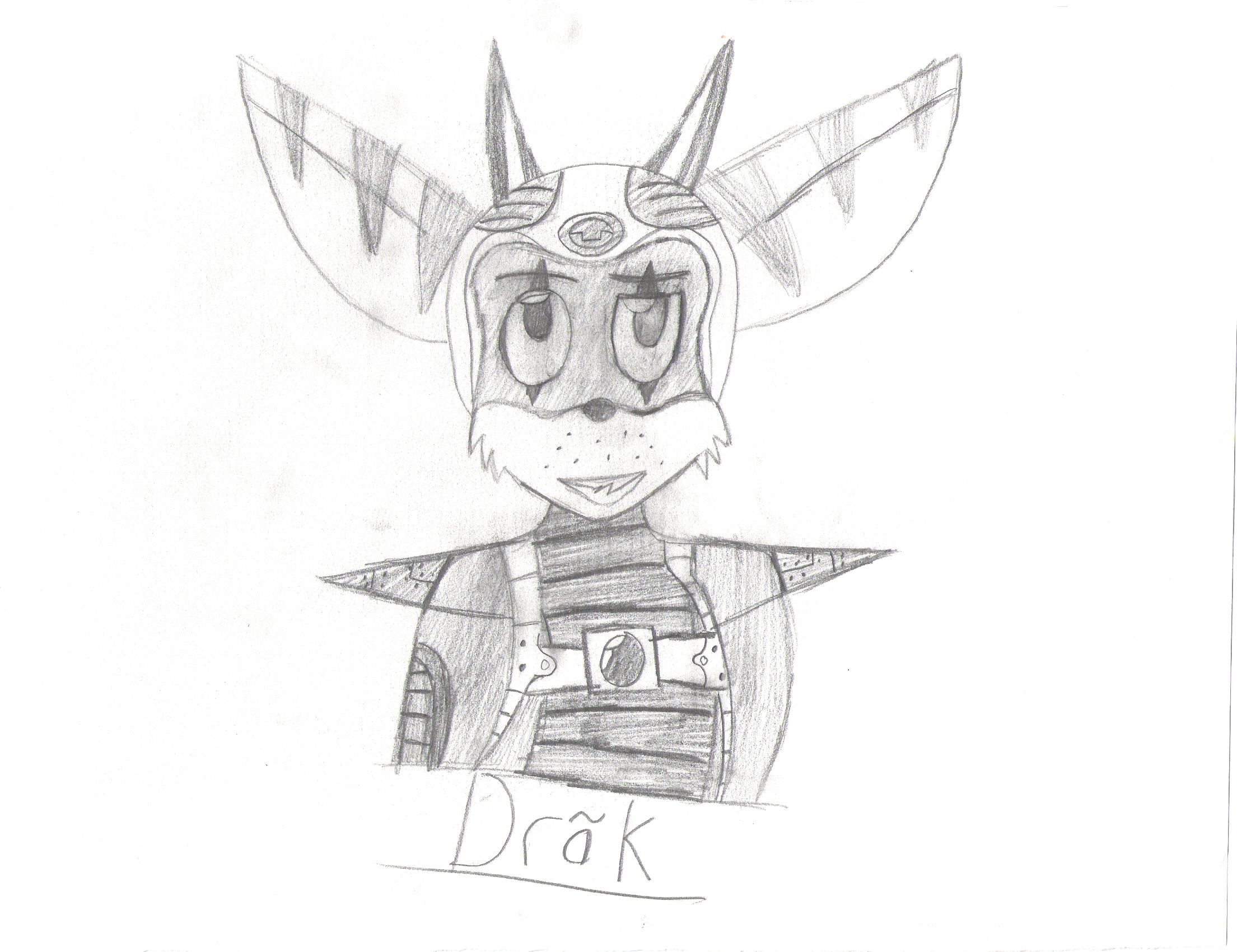 My Ratchet &amp; Clank OC Drak(e) by Lurking_Shadow_Creature