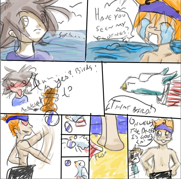 WakkaxSora Comic (U luv it) by Lusha