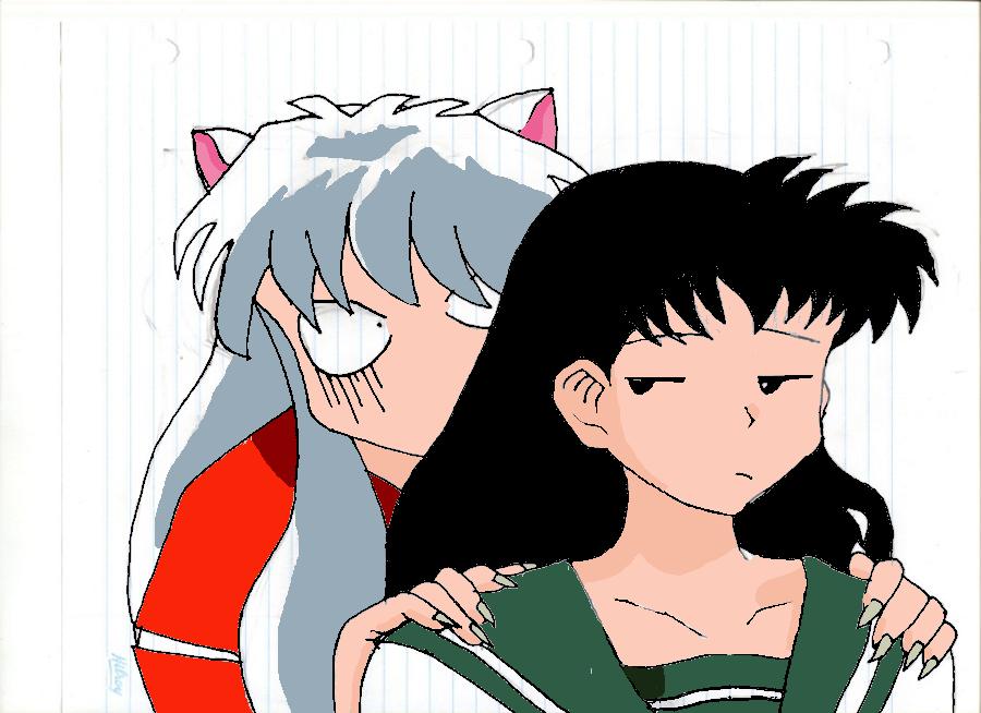 InuYasha &amp; Kagome - Coloured by Lust
