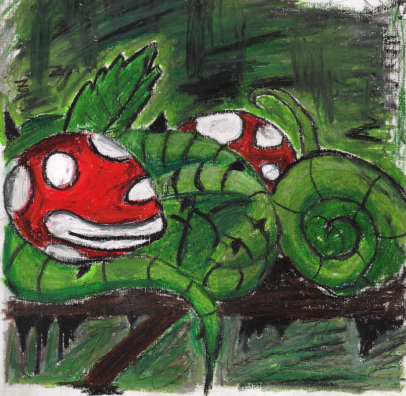 Sleeping Piranha Plants by LynnyM