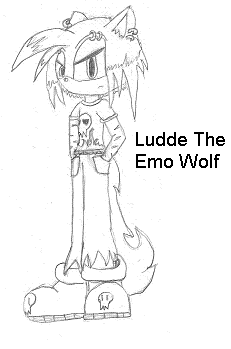 Ludde The Emo Wolf  (RQ For LoveWolves) by LynxzQ