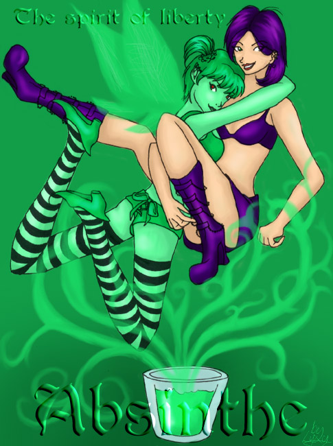 ! Absinthe- the spirit of liberty ! by Lyxy