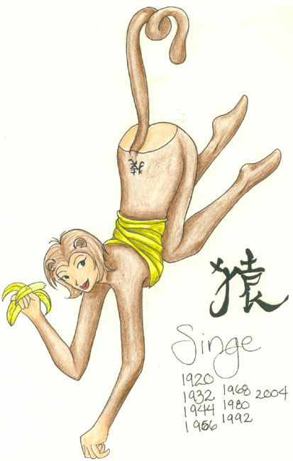 !Chinese Zodiac - Monkey by Lyxy