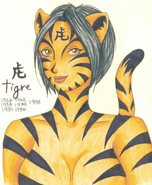 !Chinese Zodiac - Tiger by Lyxy