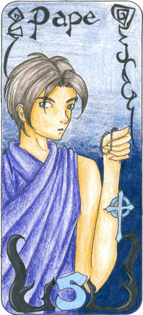 Tarot - 5 - The Hierophant by Lyxy