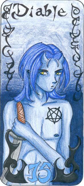 Tarot - 15 - The Devil by Lyxy