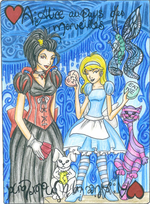 Cards - A - Alice in Wonderland by Lyxy