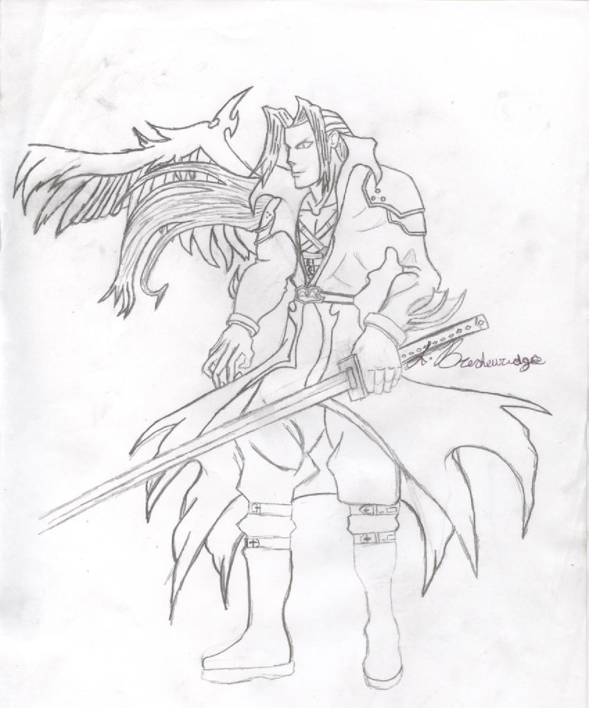 Sephiroth (Full Body) by lMeRCiLeSSl