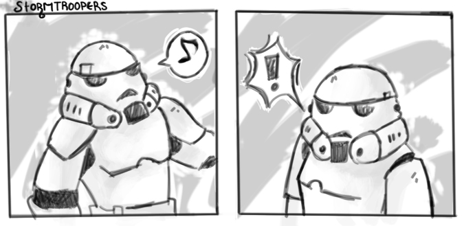 Sketch: Stoormtroopers by labpizza