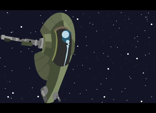 Slave I in Space by labpizza