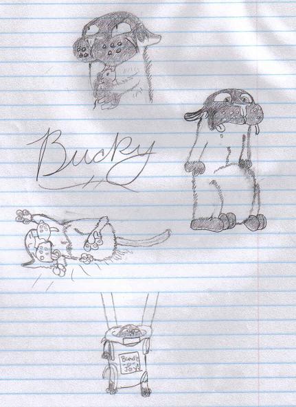 A collage of Bucky (get fuzzy) by ladiedragon74