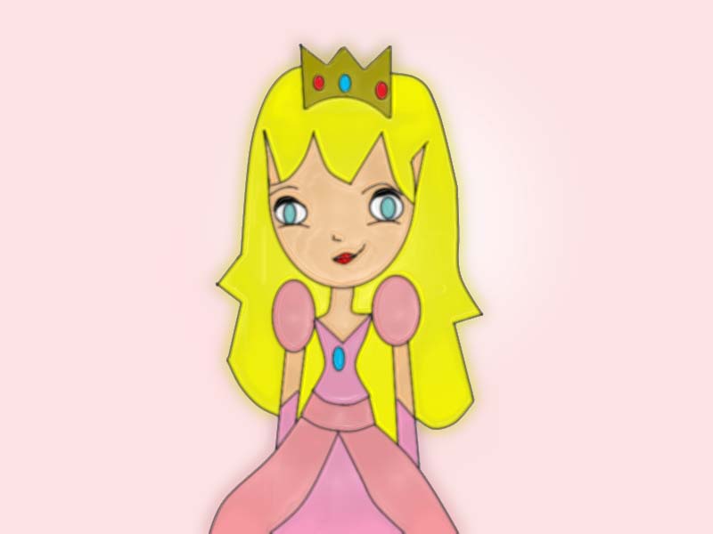 Princess Peach by lady-tita