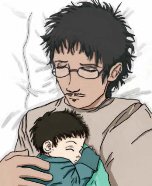 Shino and Shino's father 2 by lady_chimera25
