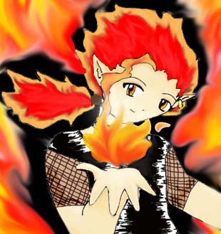 Fire dude! by lady_saturun