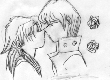 malik and seto!!!...kissing? by lady_saturun