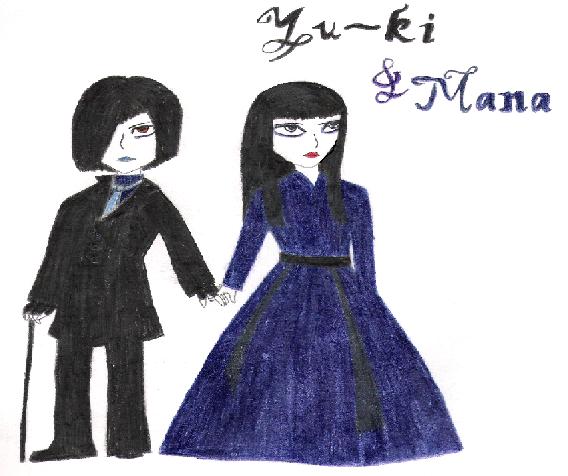 Yu-ki and Mana by lady_sesshmaru99