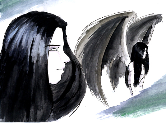 Black Angel (Sirius Black) by lady_voldything