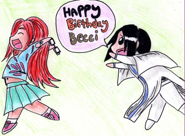 Happy Belated Birthday Becci by ladychaos