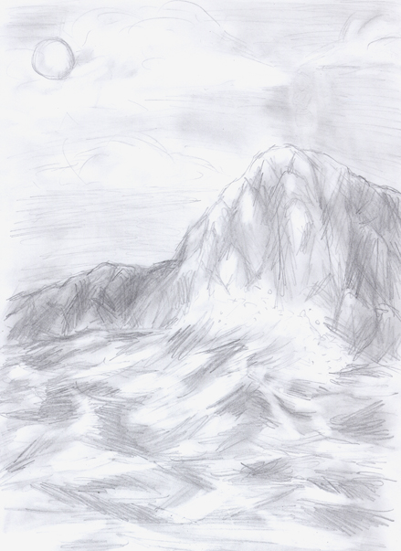 Cliffside Landscape by ladylibra