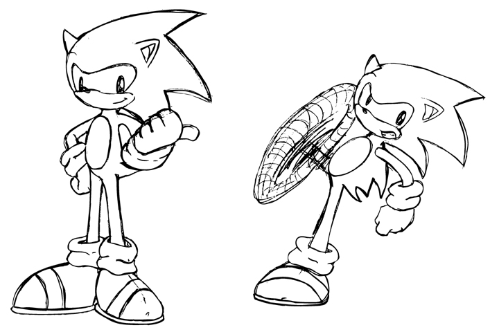 Classic Sonic by legend20x